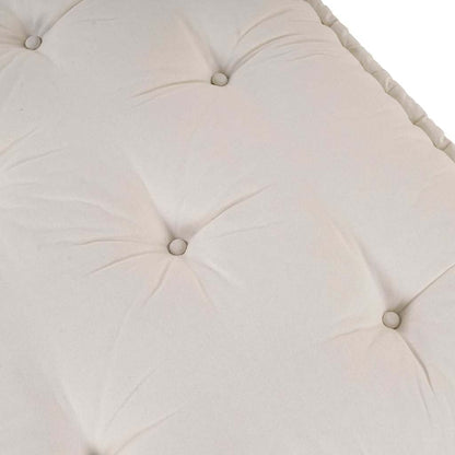 Pallet Sofa Kissen Creme Stoff