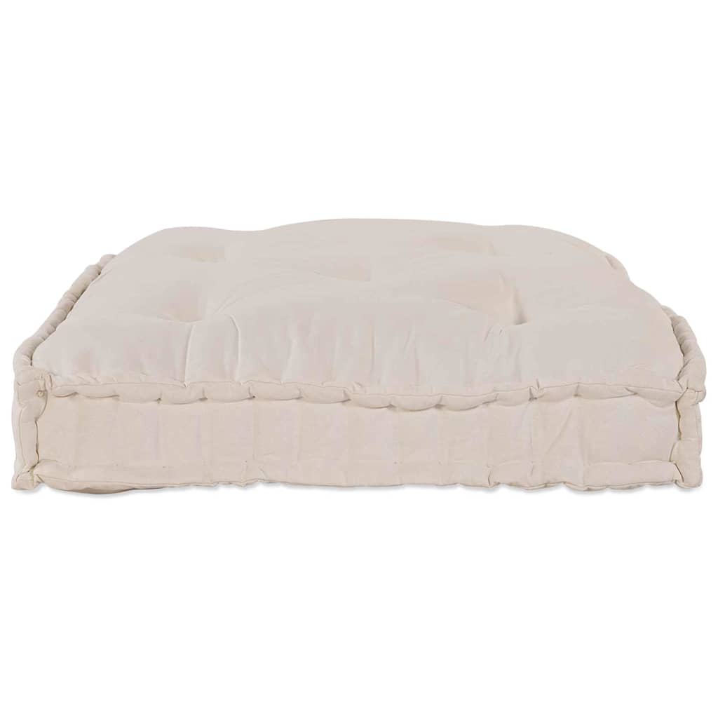 Pallet Sofa Kissen Creme Stoff