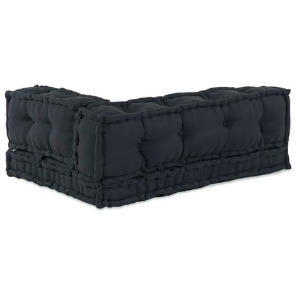 Pallet Sofa Kissen 3 pcs Anthrazit Stoff