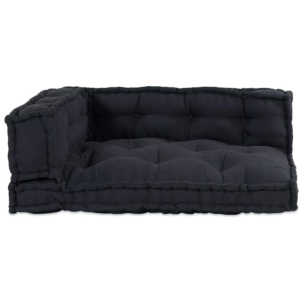 Pallet Sofa Kissen 3 pcs Anthrazit Stoff
