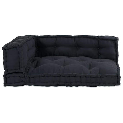 Pallet Sofa Kissen 3 pcs Anthrazit Stoff