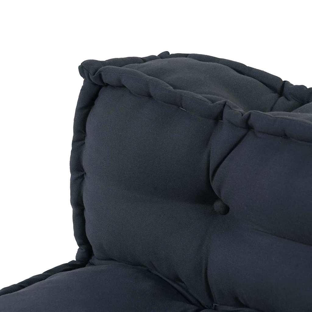 Pallet Sofa Kissen 2 pcs Anthrazit Stoff
