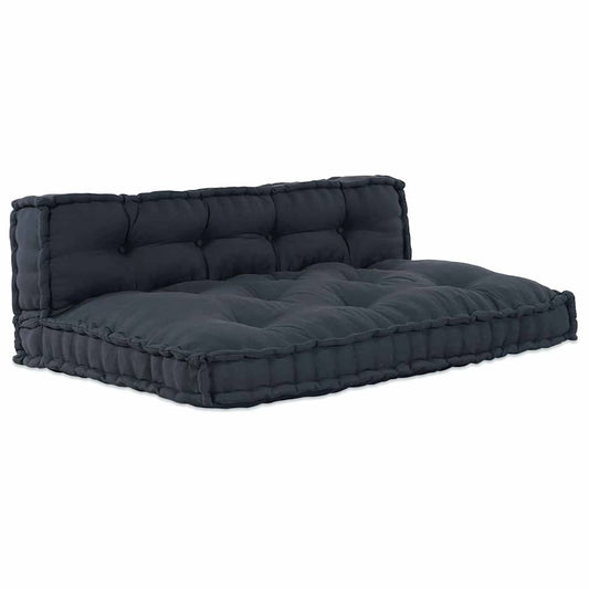 Pallet Sofa Kissen 2 pcs Anthrazit Stoff