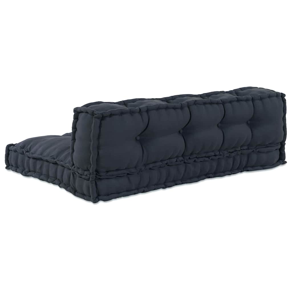 Pallet Sofa Kissen 2 pcs Anthrazit Stoff