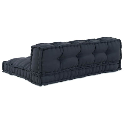 Pallet Sofa Kissen 2 pcs Anthrazit Stoff