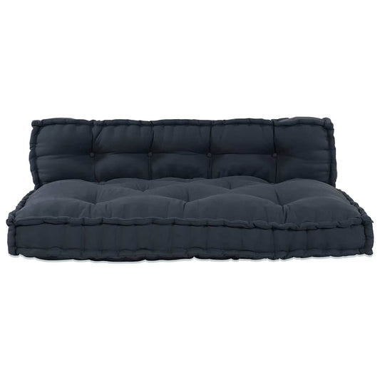 Pallet Sofa Kissen 2 pcs Anthrazit Stoff