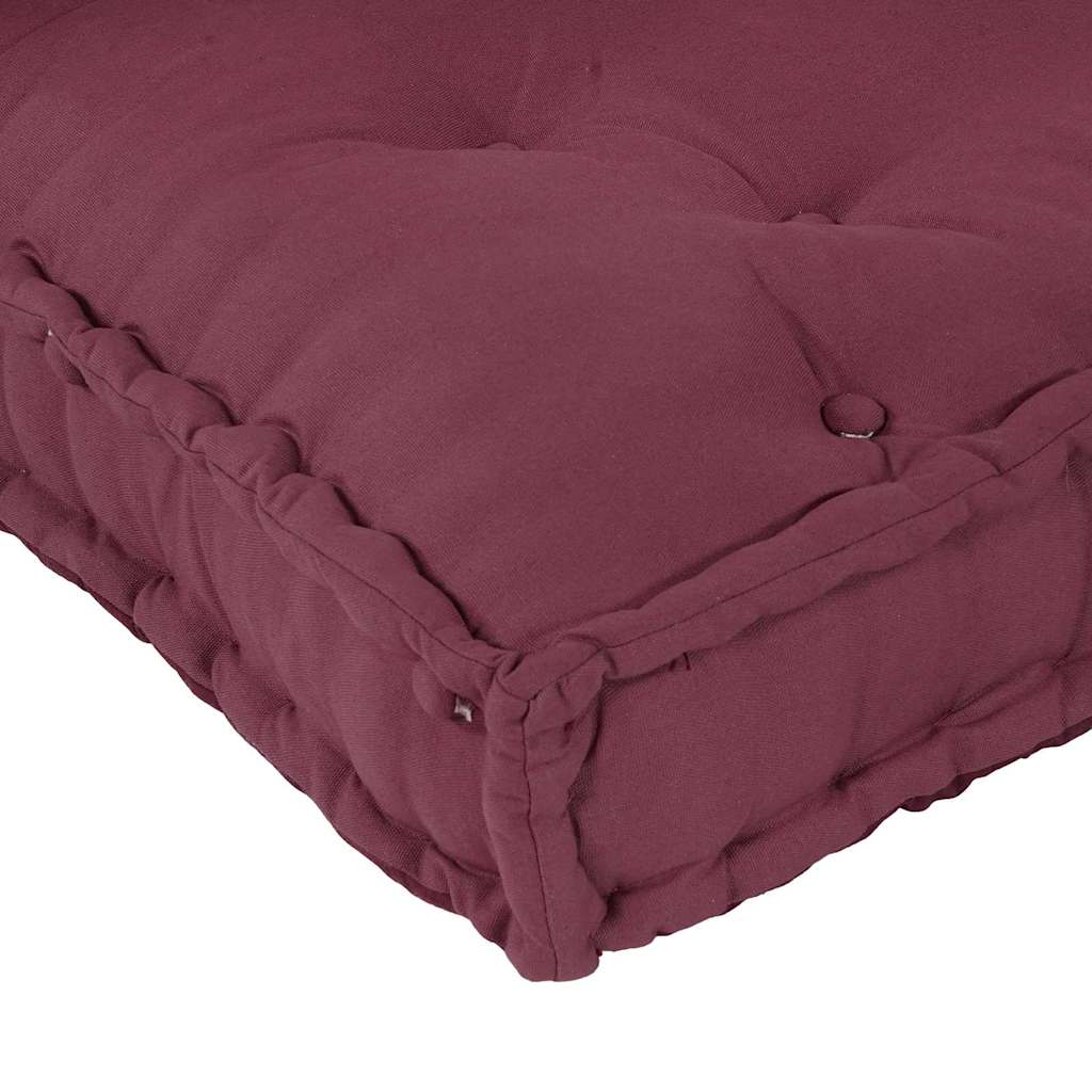 Pallet Sofa Kissen 3 pcs Kastanienbraun Stoff
