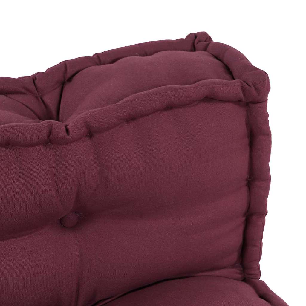 Pallet Sofa Kissen 2 pcs Kastanienbraun Stoff