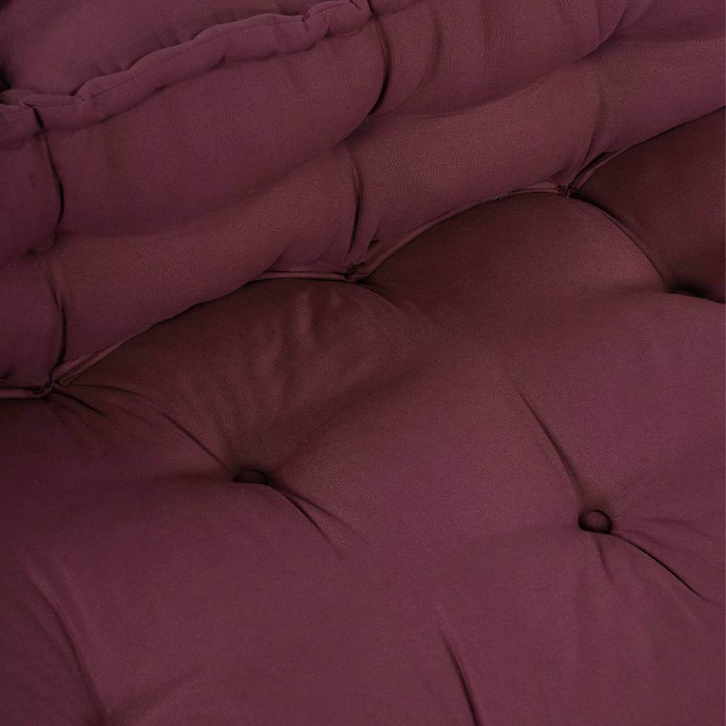 Pallet Sofa Kissen 2 pcs Kastanienbraun Stoff