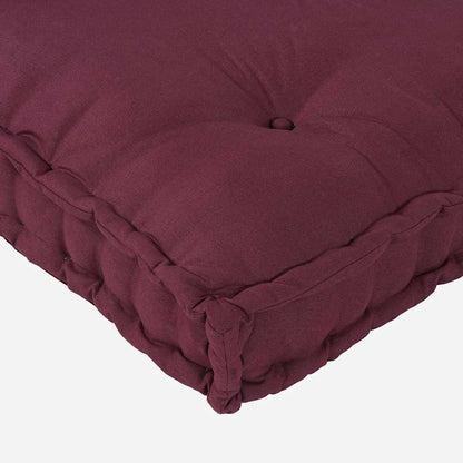 Pallet Sofa Kissen 2 pcs Kastanienbraun Stoff