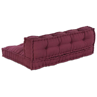 Pallet Sofa Kissen 2 pcs Kastanienbraun Stoff