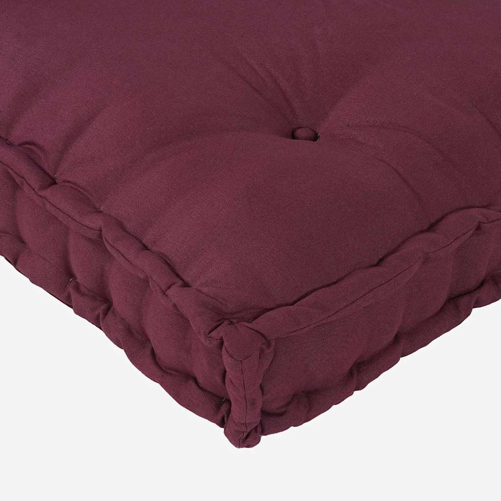 Pallet Sofa Kissen Kastanienbraun Stoff