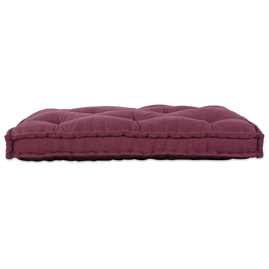 Pallet Sofa Kissen Kastanienbraun Stoff