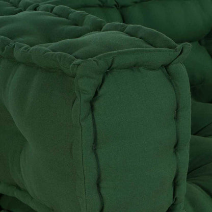 Pallet Sofa Kissen 3 pcs Grün Stoff