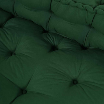 Pallet Sofa Kissen 2 pcs Grün Stoff