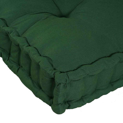 Pallet Sofa Kissen 2 pcs Grün Stoff