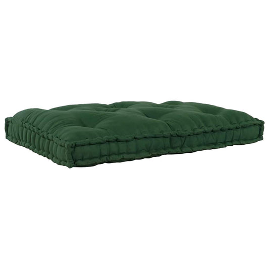 Pallet Sofa Kissen Grün Stoff