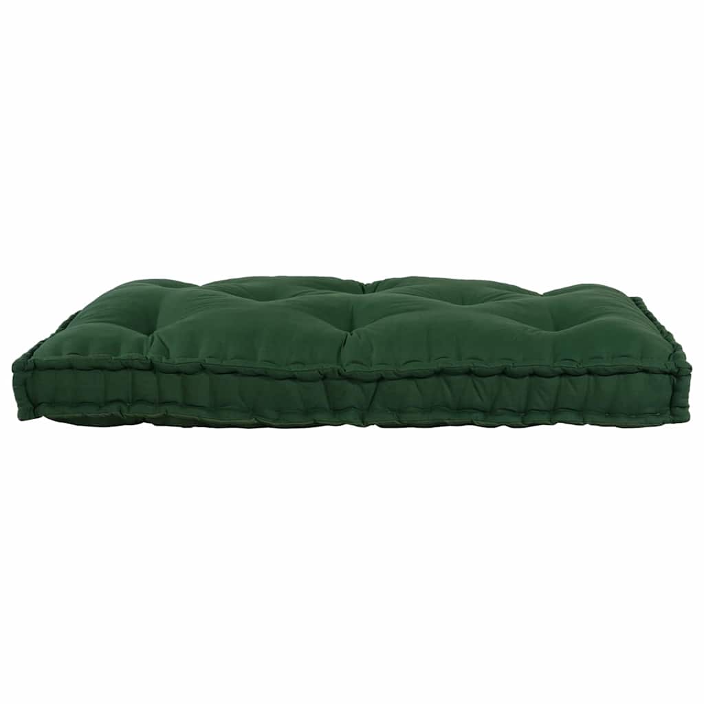 Pallet Sofa Kissen Grün Stoff