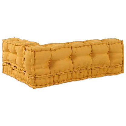 Pallet Sofa Kissen 3 pcs Gelb Stoff