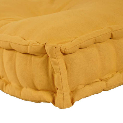 Pallet Sofa Kissen 2 pcs Gelb Stoff