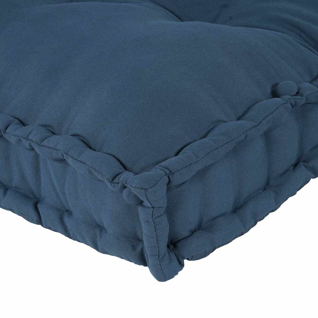 Pallet Sofa Kissen 3 pcs Indigo Stoff