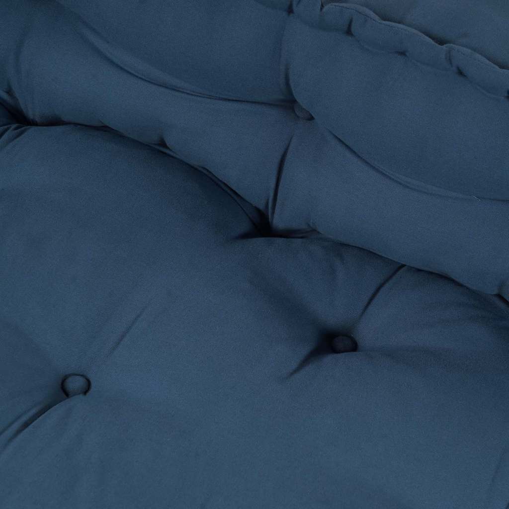 Pallet Sofa Kissen 2 pcs Indigo Stoff