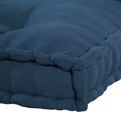 Pallet Sofa Kissen 2 pcs Indigo Stoff