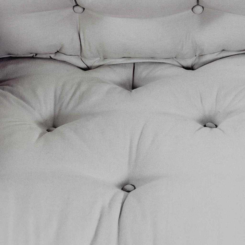 Pallet Sofa Kissen 3 pcs Grau Stoff