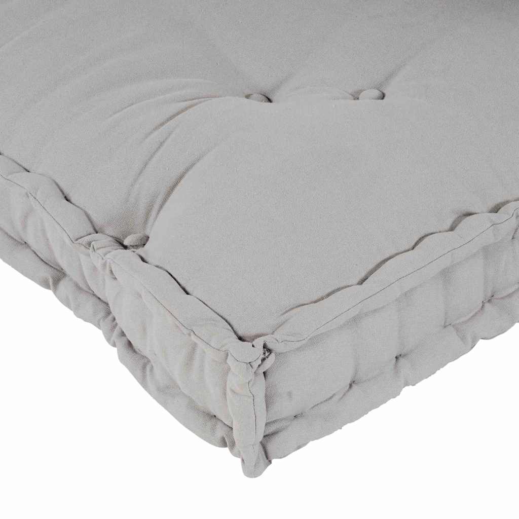 Pallet Sofa Kissen 3 pcs Grau Stoff