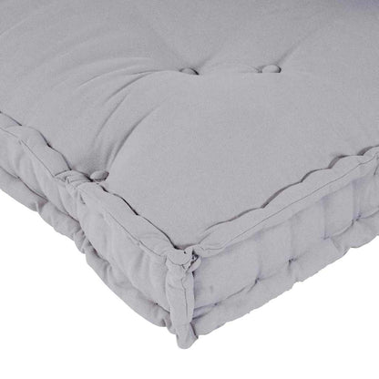 Pallet Sofa Kissen 2 pcs Grau Stoff