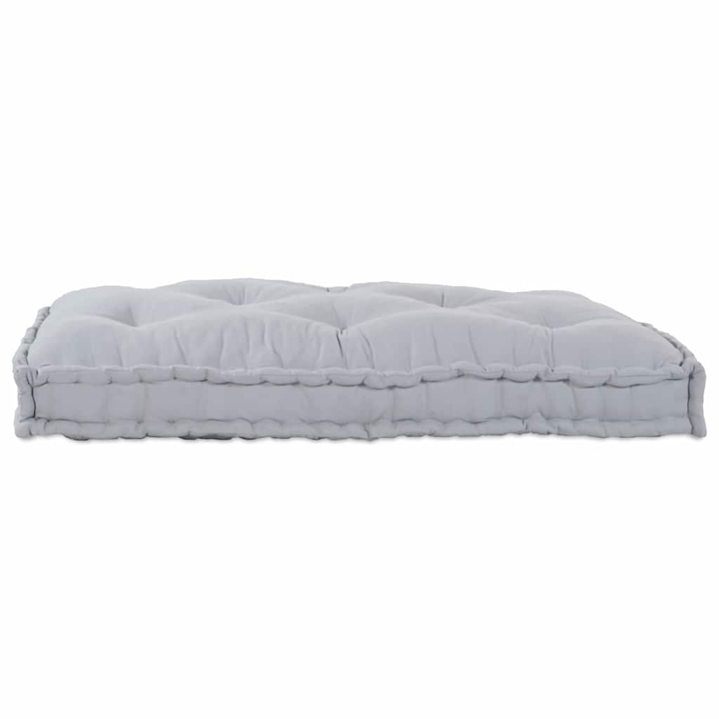 Pallet Sofa Kissen Grau Stoff