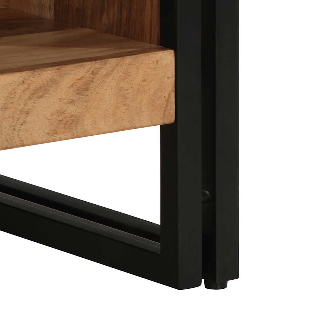 Couchtisch 50x50x38 cm Massivholz Akazie