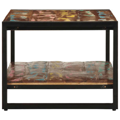 Couchtisch Mehrfarbig 90x50x38 cm Altholz Massiv