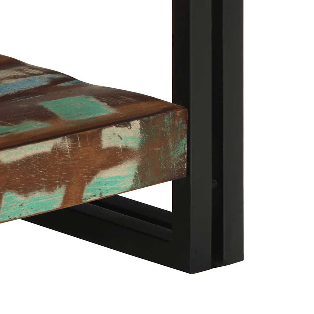 Couchtisch Mehrfarbig 50x50x38 cm Altholz Massivholz