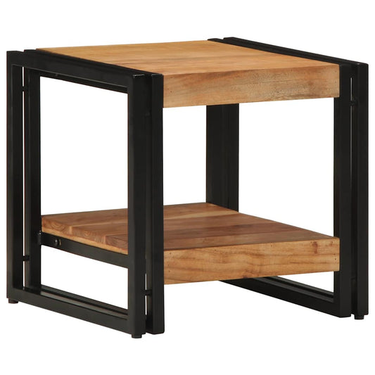 Couchtisch Braun 40 x 40 x 38 cm Massivholz Akazie