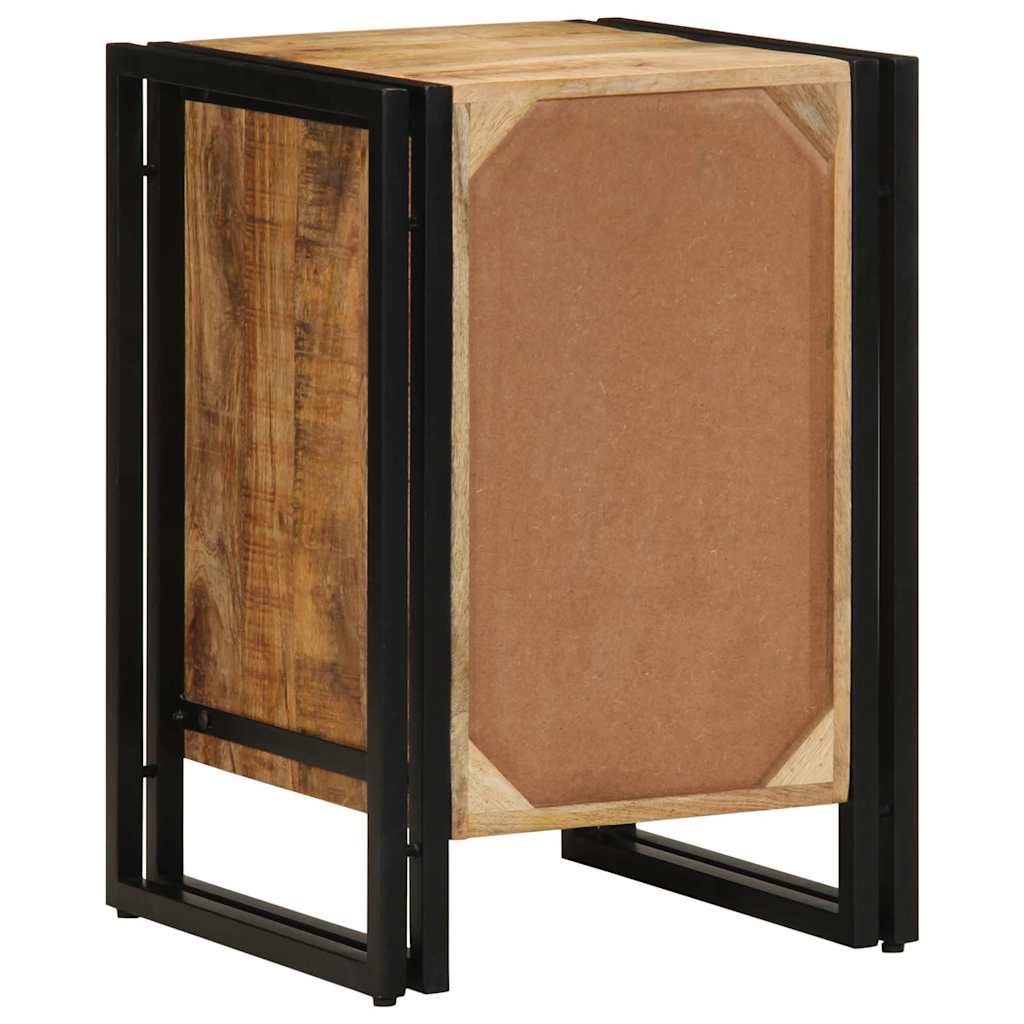 Nachttisch Braun 40 x 35 x 50 cm massives Mangoholz