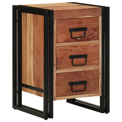Nachttisch Braun 40 x 40 x 59 cm Akazie Massivholz