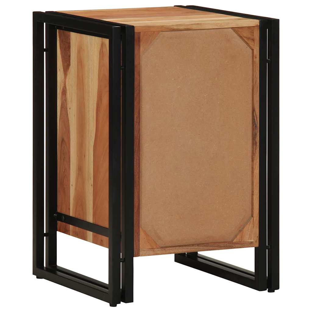 Nachttisch Braun 40 x 40 x 59 cm Akazie Massivholz