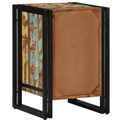 Nachttisch Mehrfarbig 40 x 35 x 50 cm recyceltes Massivholz