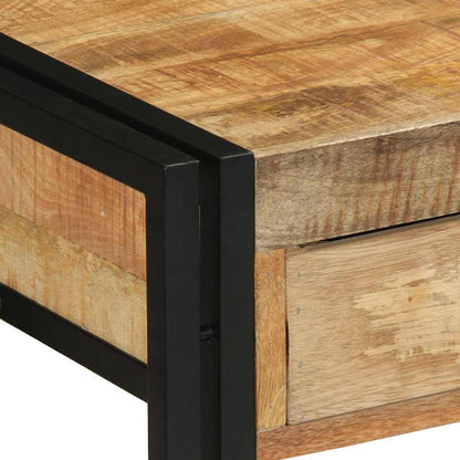 Konsolentisch Braun 120 x 33 x 75 cm massives Mangoholz