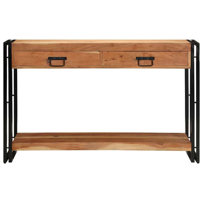 Konsolentisch Braun 120 x 33 x 75 cm Akazie Massivholz