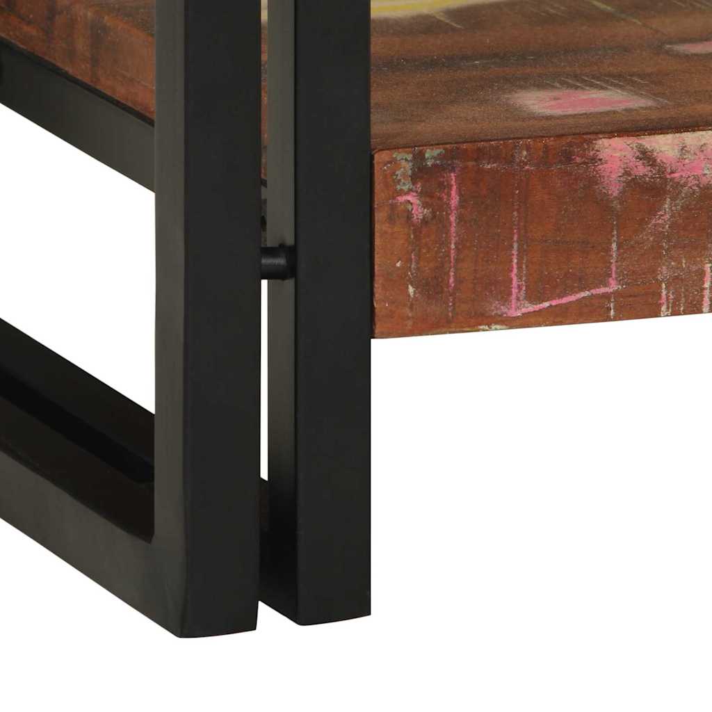 Konsolentisch Mehrfarbig 120 x 33 x 75 cm Massives Altholz