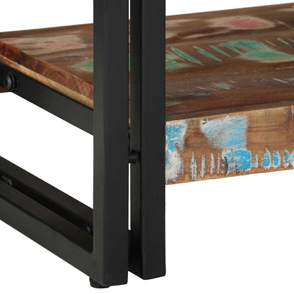 Konsolentisch Mehrfarbig 90 x 33 x 75 cm recyceltes Massivholz