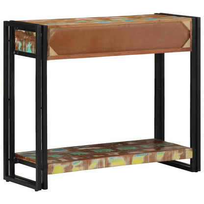 Konsolentisch Mehrfarbig 90 x 33 x 75 cm Massives Altholz