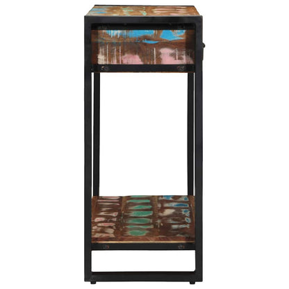 Konsolentisch Mehrfarbig 90 x 33 x 75 cm recyceltes Massivholz