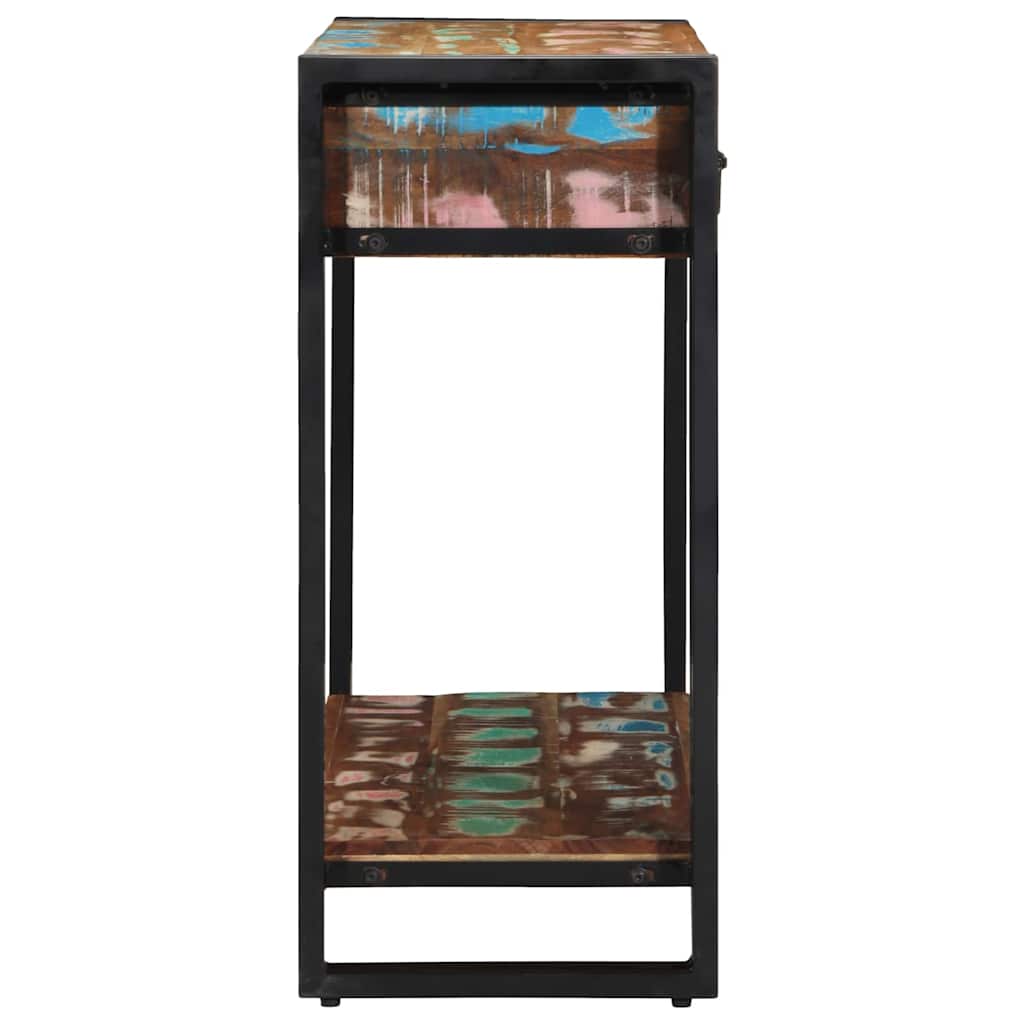 Konsolentisch Mehrfarbig 90 x 33 x 75 cm Massives Altholz