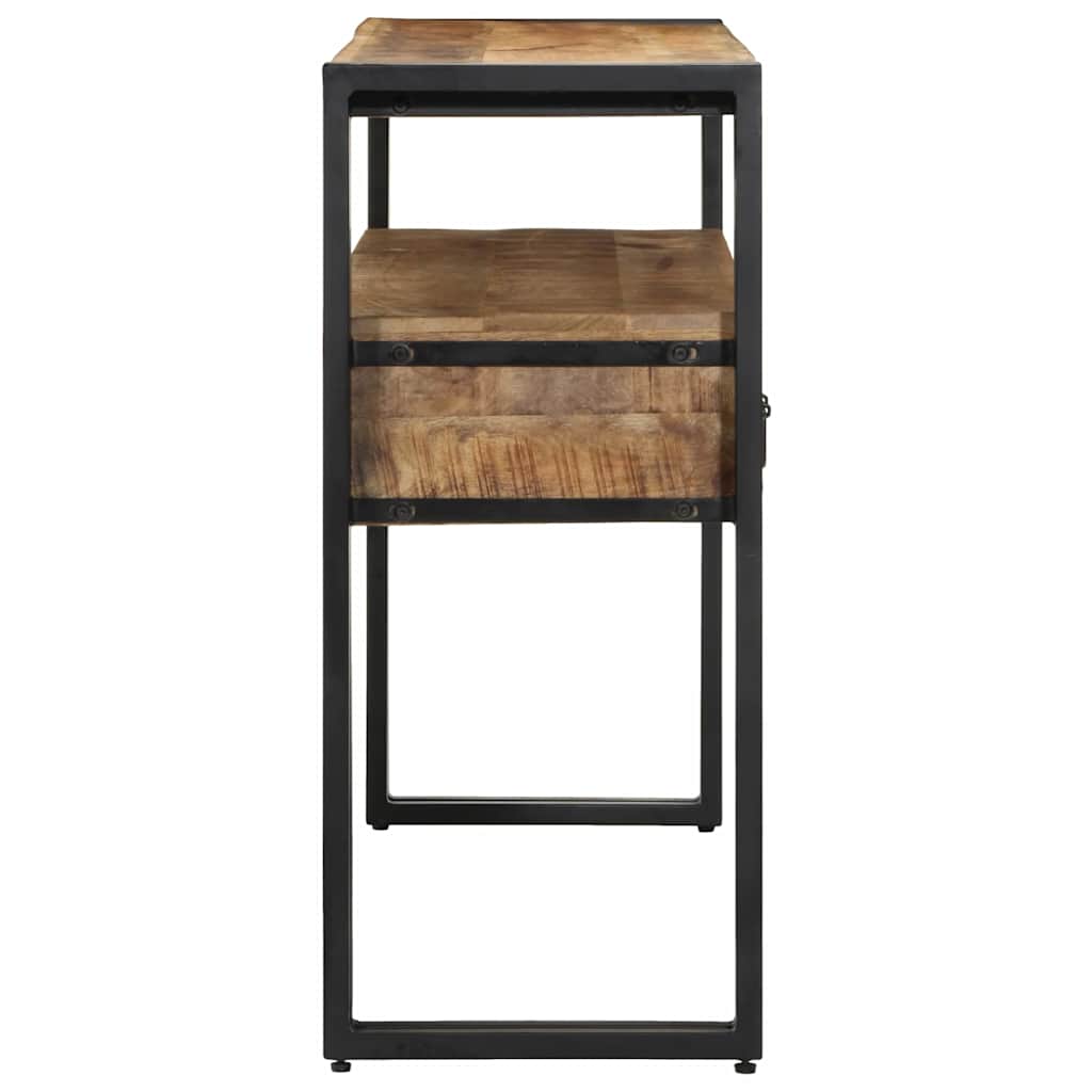 Konsolentisch Braun 120 x 33 x 75 cm massives Mangoholz