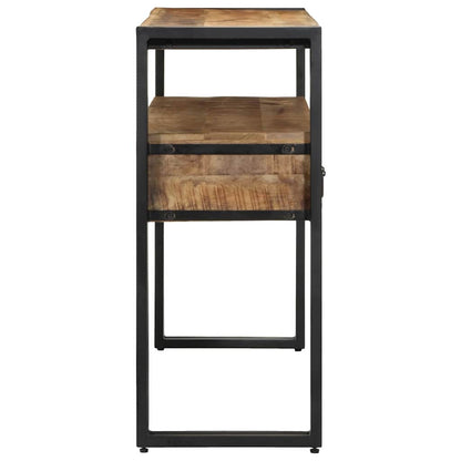 Konsolentisch Braun 120 x 33 x 75 cm massives Mangoholz
