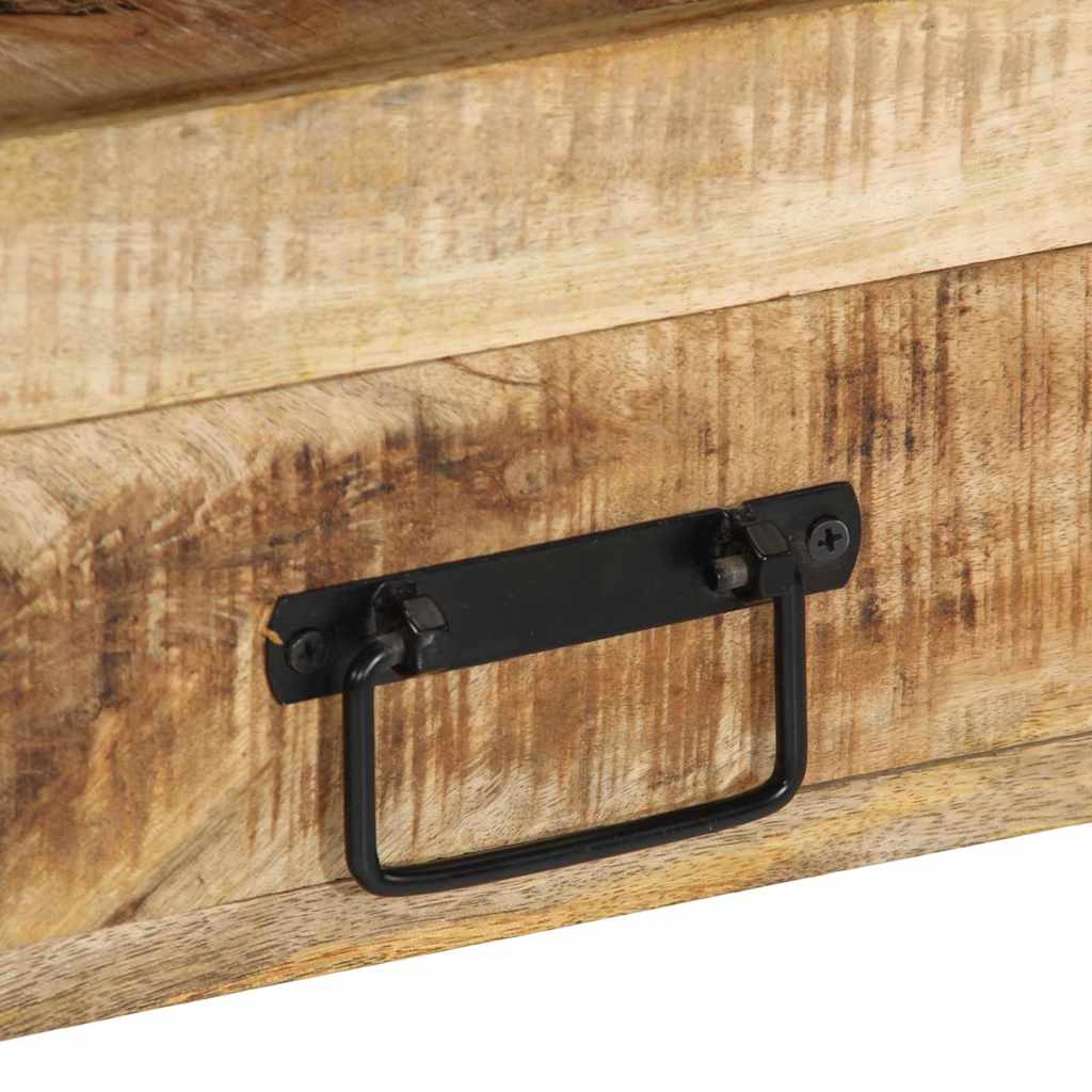 Konsolentisch Braun 90 x 33 x 75 cm massives Mangoholz