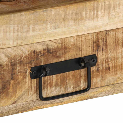 Konsolentisch Braun 90 x 33 x 75 cm massives Mangoholz
